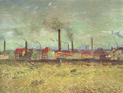 Vincent Van Gogh Factories at Asnieres Seen from the Quai de Clichy (nn04) China oil painting art